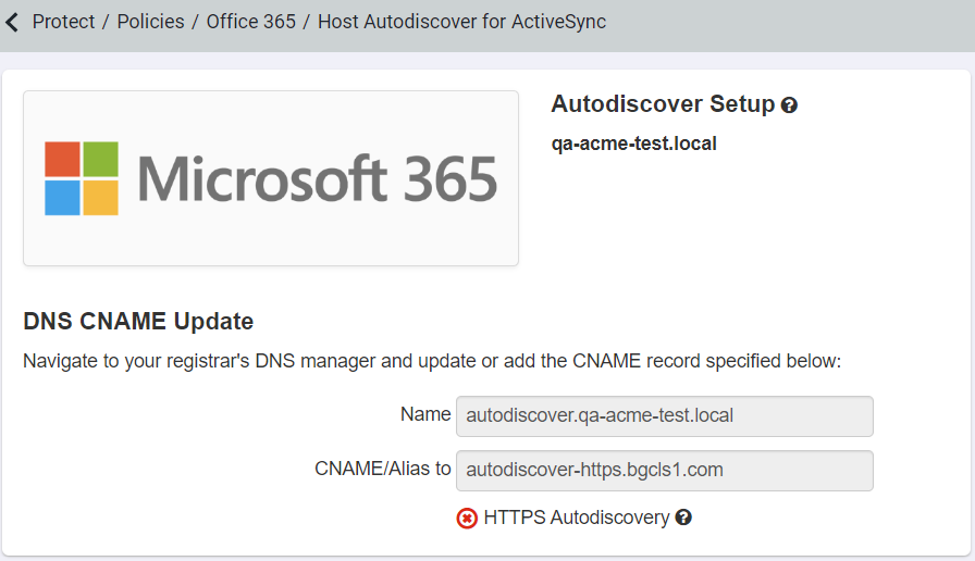 Creating HTTPS AutoDiscover Certificate